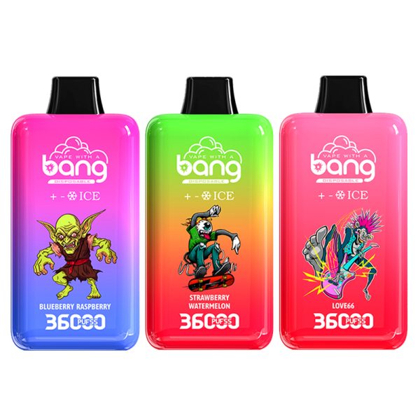 bang 36K ice-0 Bang 36000puff 36k電子タバコ-10個入り/1箱