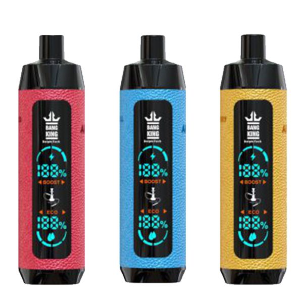 バンキング 25K 皮套有屏-0 Bang King 25000 puff 25k電子タバコ-10個入り/1箱