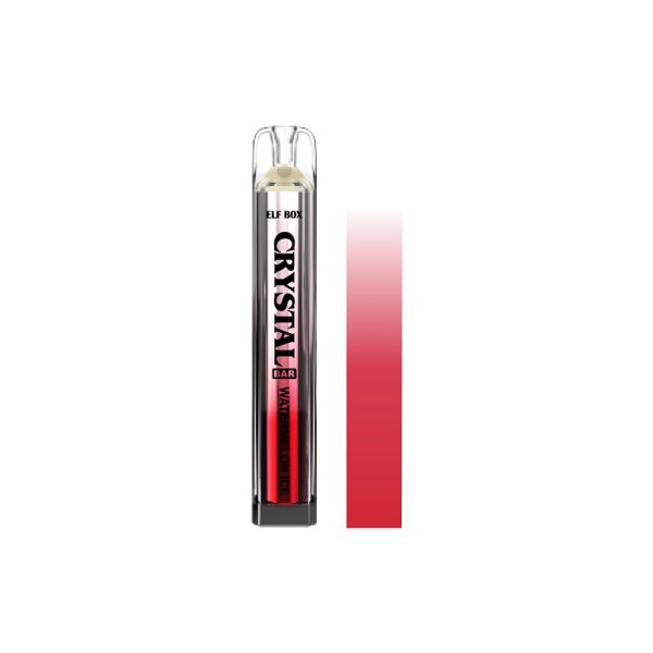 エルフelf box クリスタル・バー 600-10 Elf Box 480puff 電子タバコ-10個入り/1箱