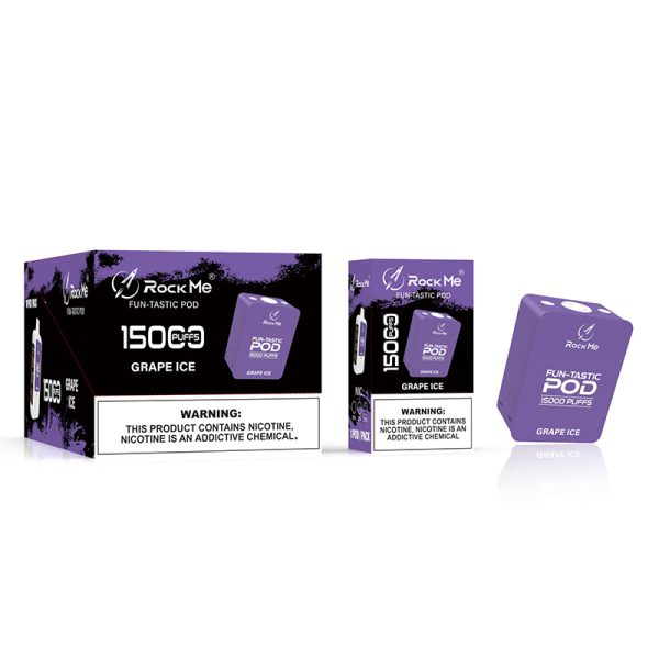 rock me pod Rock Me Vape Pod 15000パフポッド - 10個入り/1箱 - ベイパライザー - 5個入り/箱