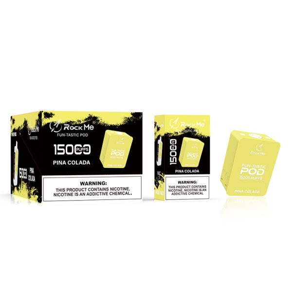 pod Rock Me Vape Pod 15000パフポッド - 10個入り/1箱 - ベイパライザー - 5個入り/箱
