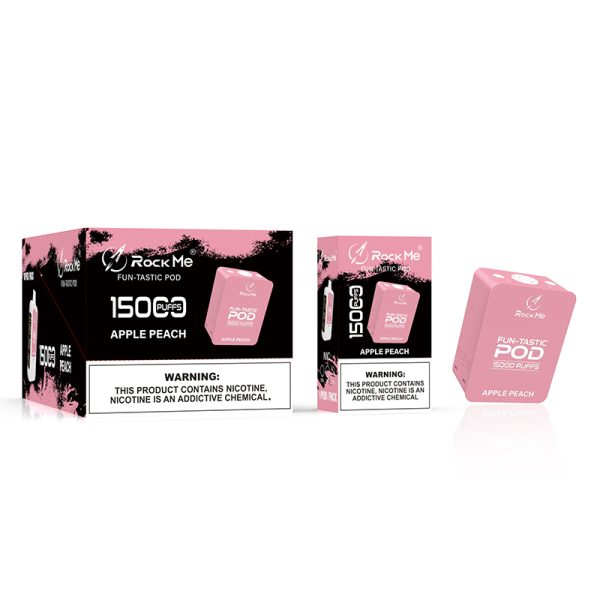 pod Rock Me Vape Pod 15000パフポッド - 10個入り/1箱 - ベイパライザー - 5個入り/箱