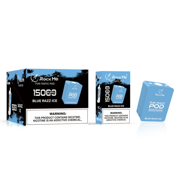 pod Rock Me Vape Pod 15000パフポッド - 10個入り/1箱 - ベイパライザー - 5個入り/箱