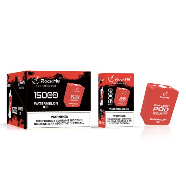 pod Rock Me Vape Pod 15000パフポッド - 10個入り/1箱 - ベイパライザー - 5個入り/箱